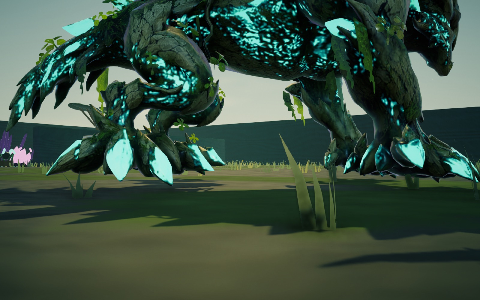 After the height mesh: the hover is gone; some paws are still 4-10 cm up