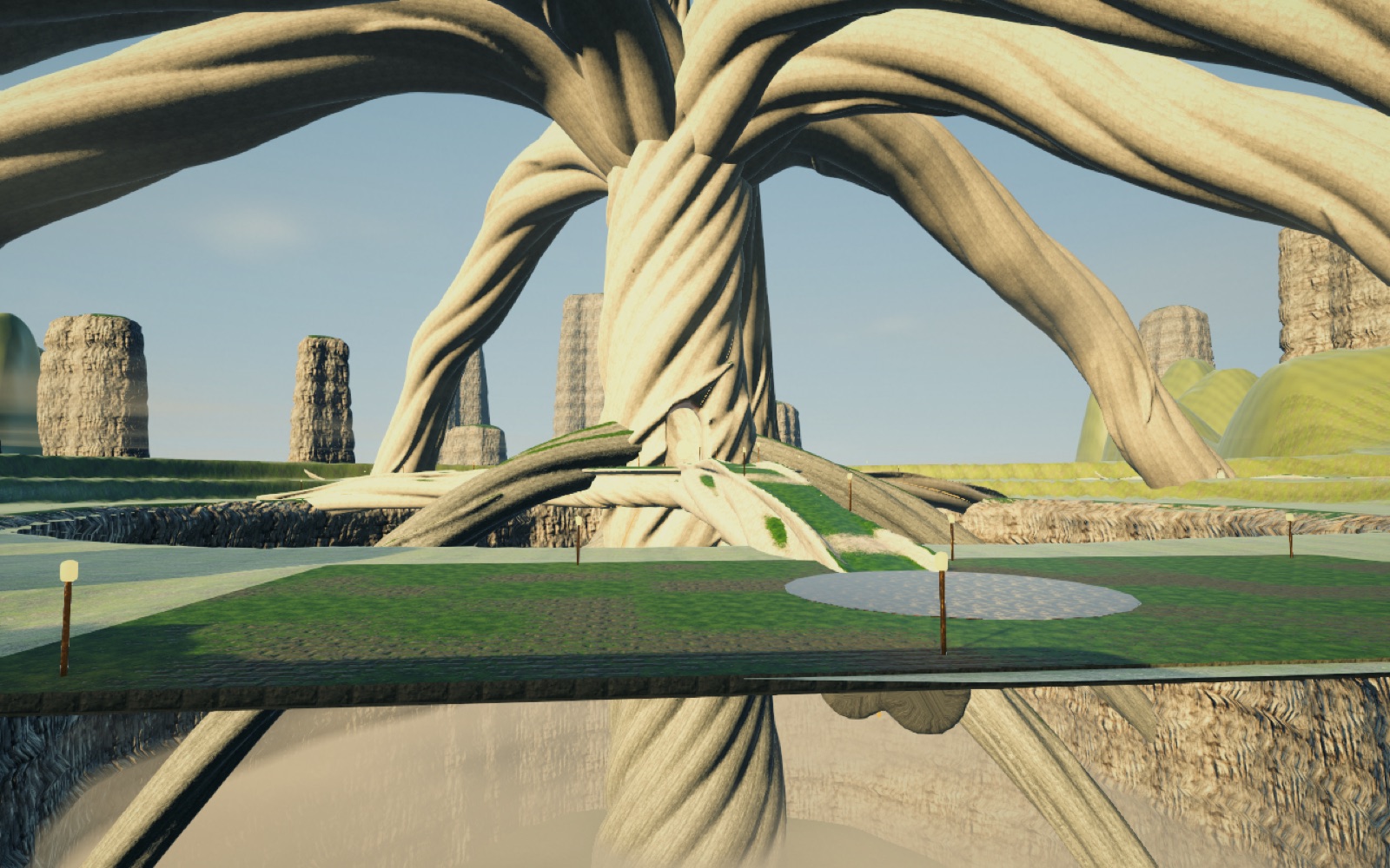 The Returning Plaza at the south bridgehead